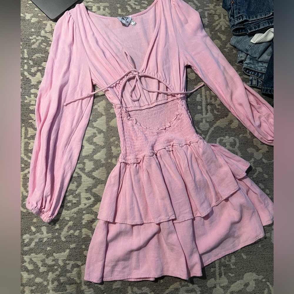 Princess Polly Pink Cutout Dress